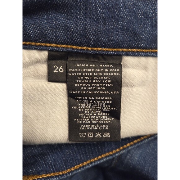 J Brand Maria Skinny Jeans 26 Dark Wash Karma Mid Rise Stretch Made USA - Picture 7 of 10